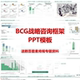 MBB麦肯锡McKinsey波士顿BCG项目PWC投行战略咨询公司PPT高级模板