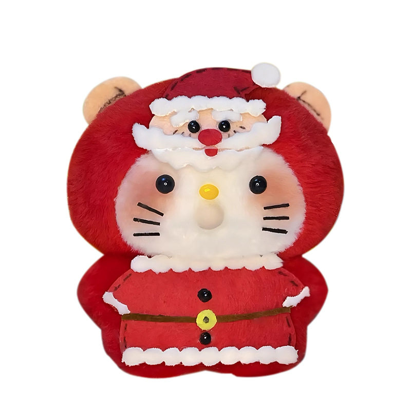 圣诞节吐泡泡kt猫麋鹿吱