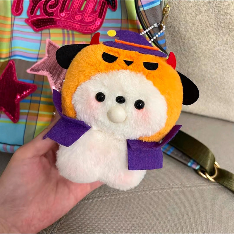 吐泡泡玩偶万圣节南瓜小