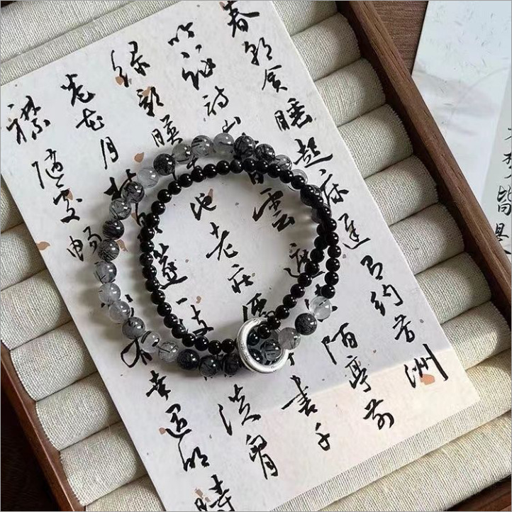 中式平安复古串珠手链古