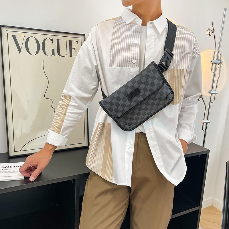 抖音新款创意男包手工编