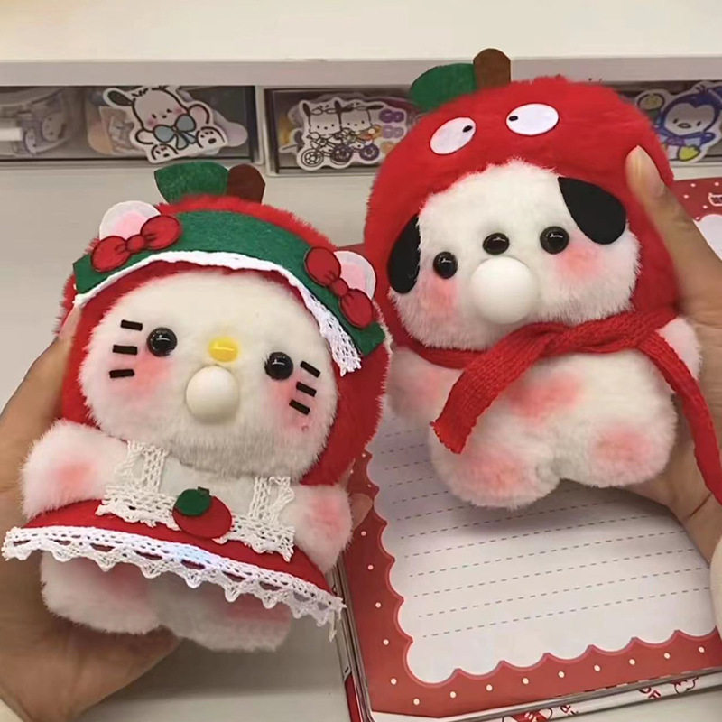 圣诞款手工diy材料包苹果