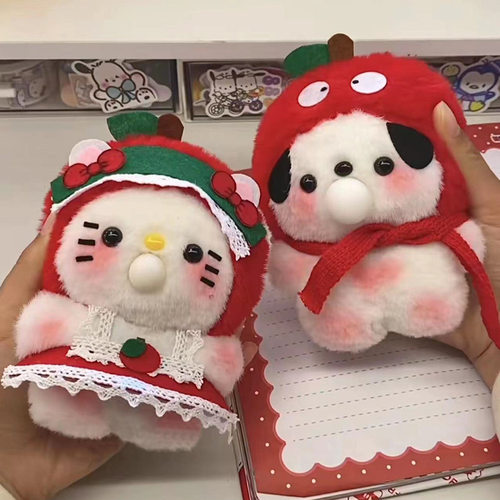 圣诞款手工diy材料包苹果