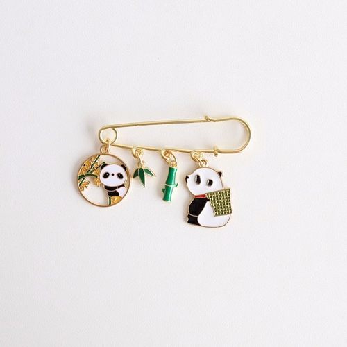 中国风可爱竹子国宝熊猫