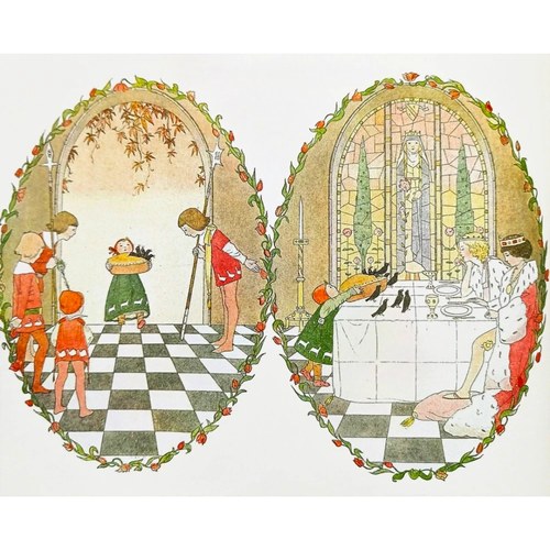 荷兰插画家Silver Bells and Cockle Shells水彩插画艺术节日礼物