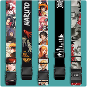 海贼王火影忍者行李旅行箱包打包捆绑带一十字固定松紧绳子防爆开