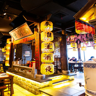 竹编灯笼定做仿古宫灯大红灯笼户外防水饭店火锅店日式中式吊灯