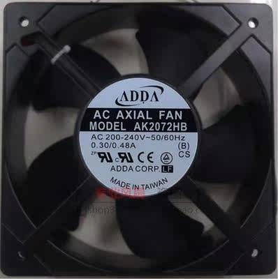 原装ADDA AK2072HB 200/240 0.3aA/0.48A 20572 20CM 大风量风扇