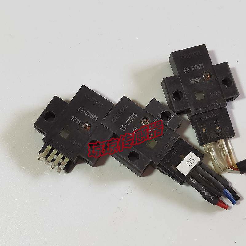拆机欧姆龙ee-sy671 ee-sy672灵敏度调整旋钮光电开关反射传感器