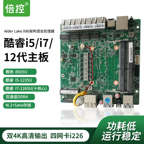 倍控酷睿12代主板多网卡软路由