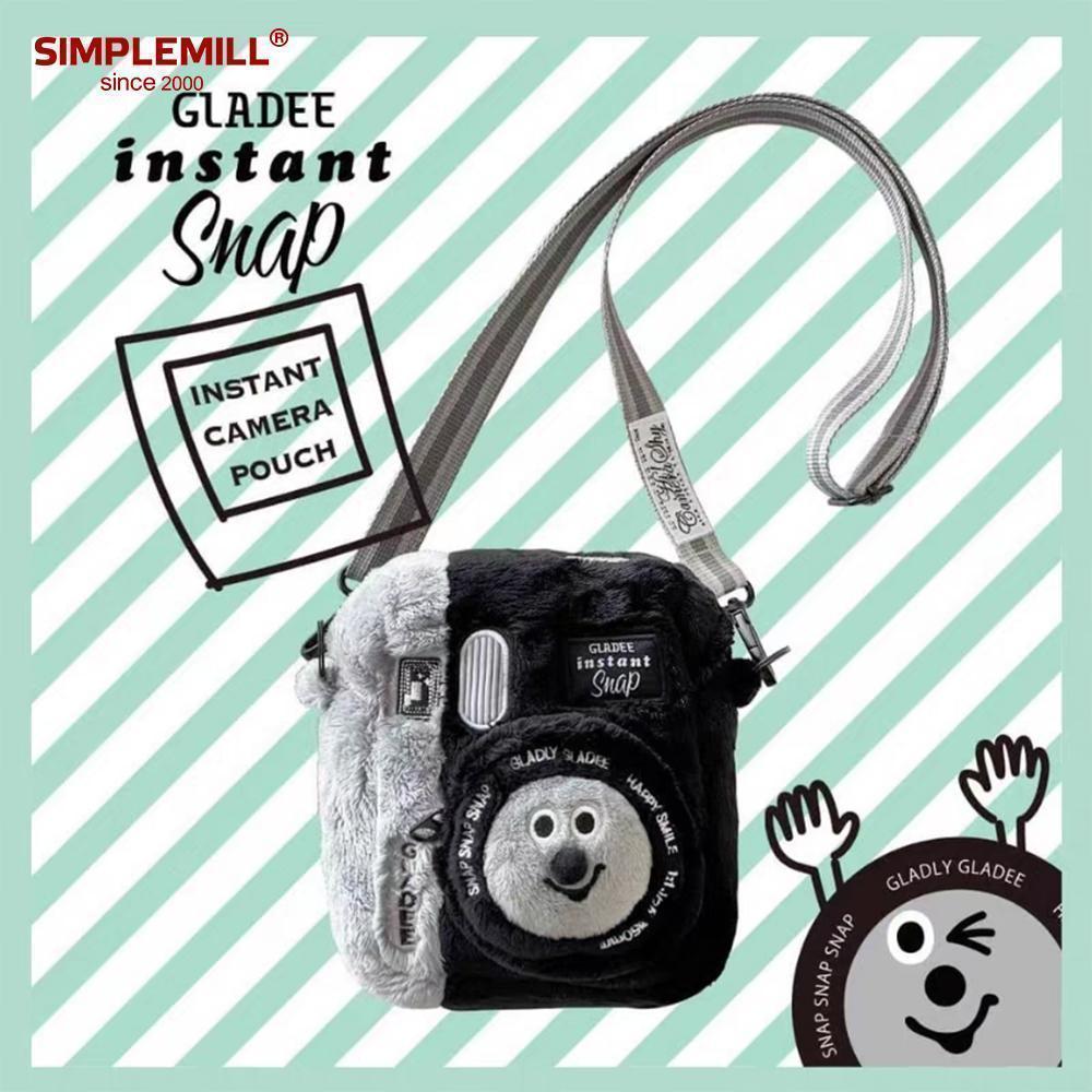 朴坊GLADEE拍立得相机包毛绒