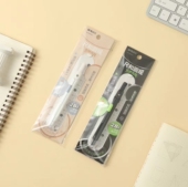 晨光一体式 金属笔型圆规高透机能尺2B自动铅笔0.5滑动出芯908E4