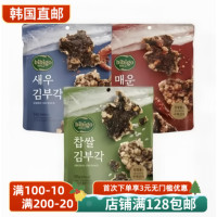 【韩国直邮】 Bibigo必品阁高端糯米海苔苔脆50g每包传统零食