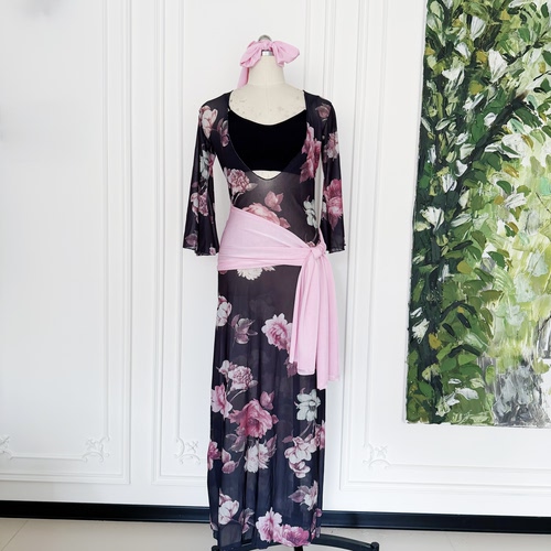 肚皮舞新款练功服练习服演出服民俗袍子balady shabby saidi