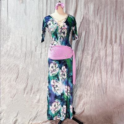 新款肚皮舞演出服表演服埃及民俗袍子balady shabby saidi定制4