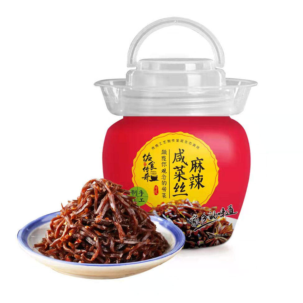 麻辣咸菜丝450克装下饭菜酱菜一瓶包邮