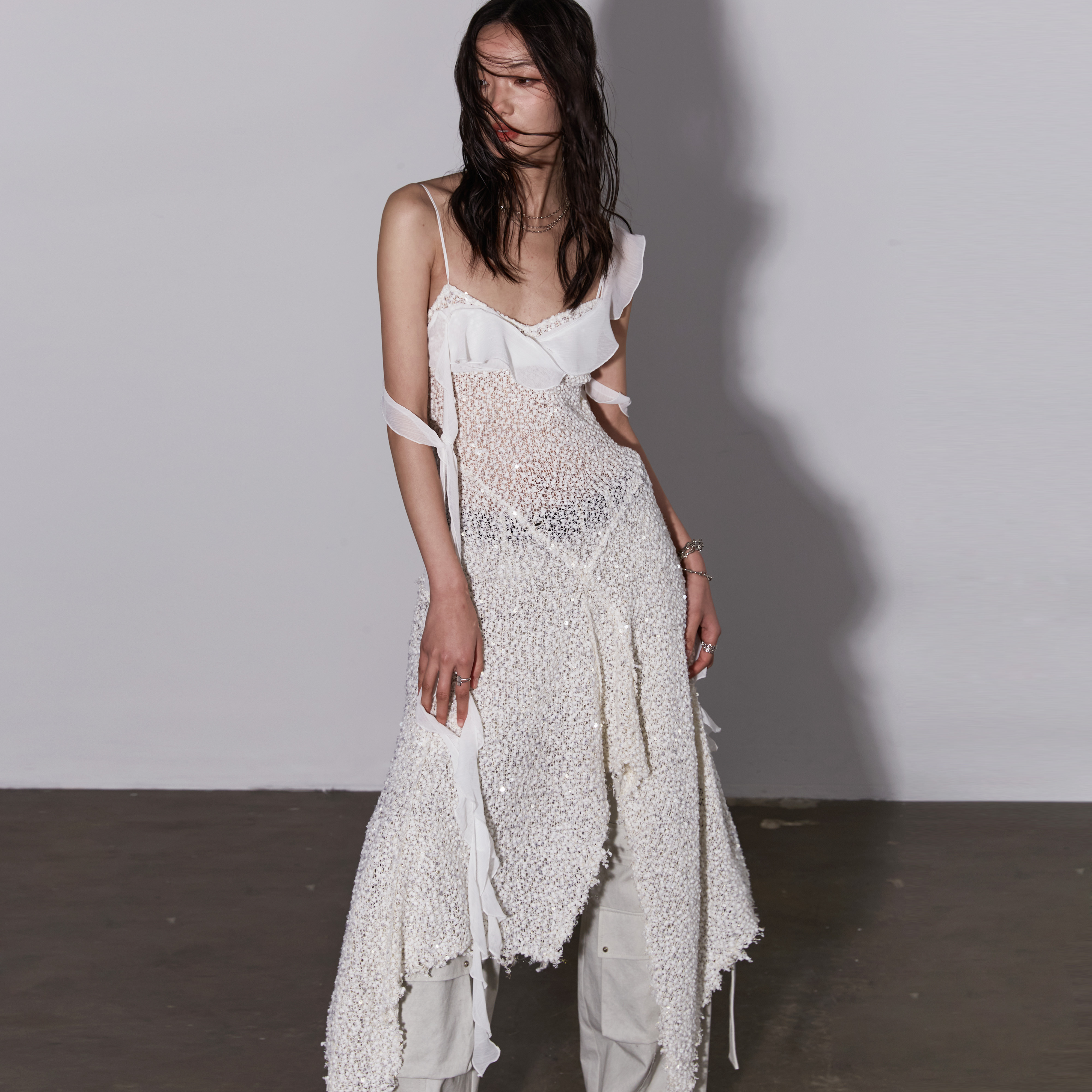 亮片针织纱线流浪仙女不规则