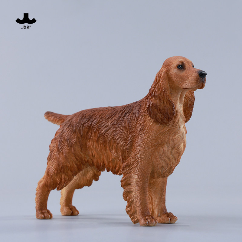 JXK可卡犬模型 仿真狗狗动物模型宠物潮玩手办桌面装饰摆件礼物
