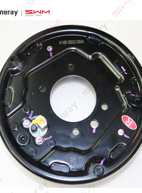 SRM鑫源新能源T5LEV电动车后制动器总成后刹车片后刹车皮刹车蹄片