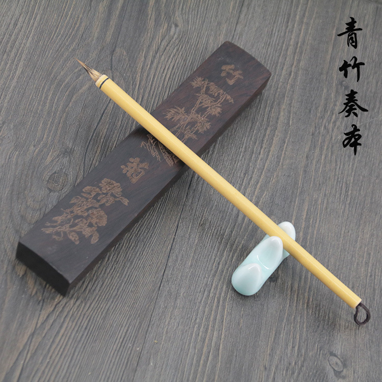 唐代古法制作奏本狼毫加麻羊尾兔毫毛笔小楷手札毛笔抄经抄经