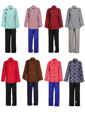 农民村姑百姓游击队演出服民国风