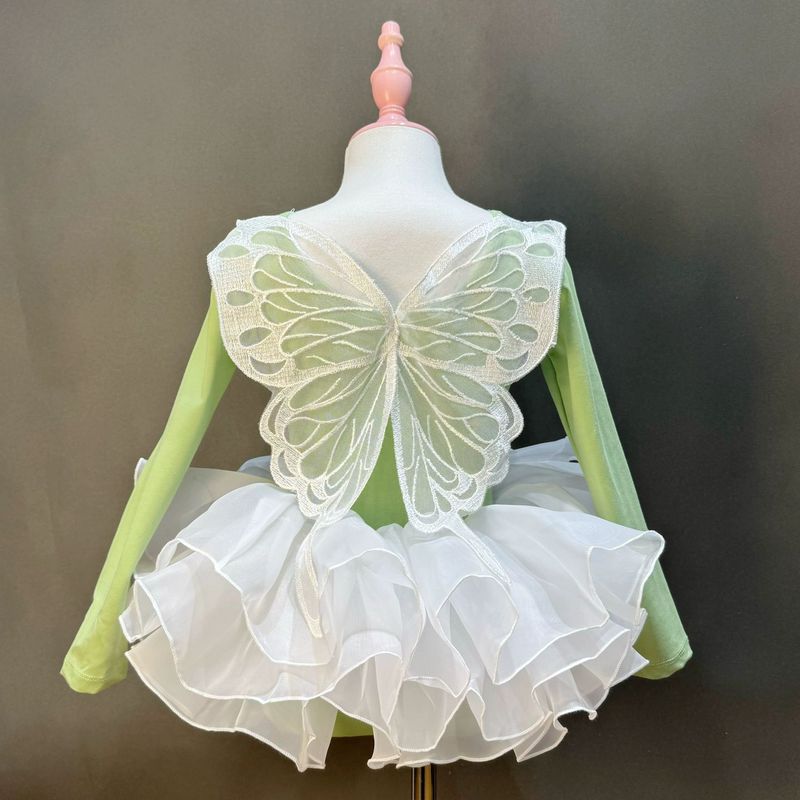 舞蹈练功长袖精棉体服少儿中国