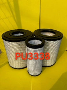 C331460/1空滤PU3338K空气滤芯适配五十铃巨咖收割机沃尔沃雷诺收
