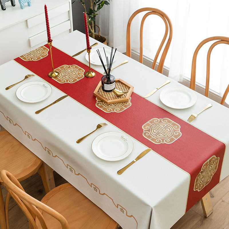 桌布免洗防油防水防烫pvc长方形桌垫轻奢高级感餐桌客厅茶几台布,居家布艺,桌布,淘宝优惠券,粉丝福利购,淘宝优惠卷