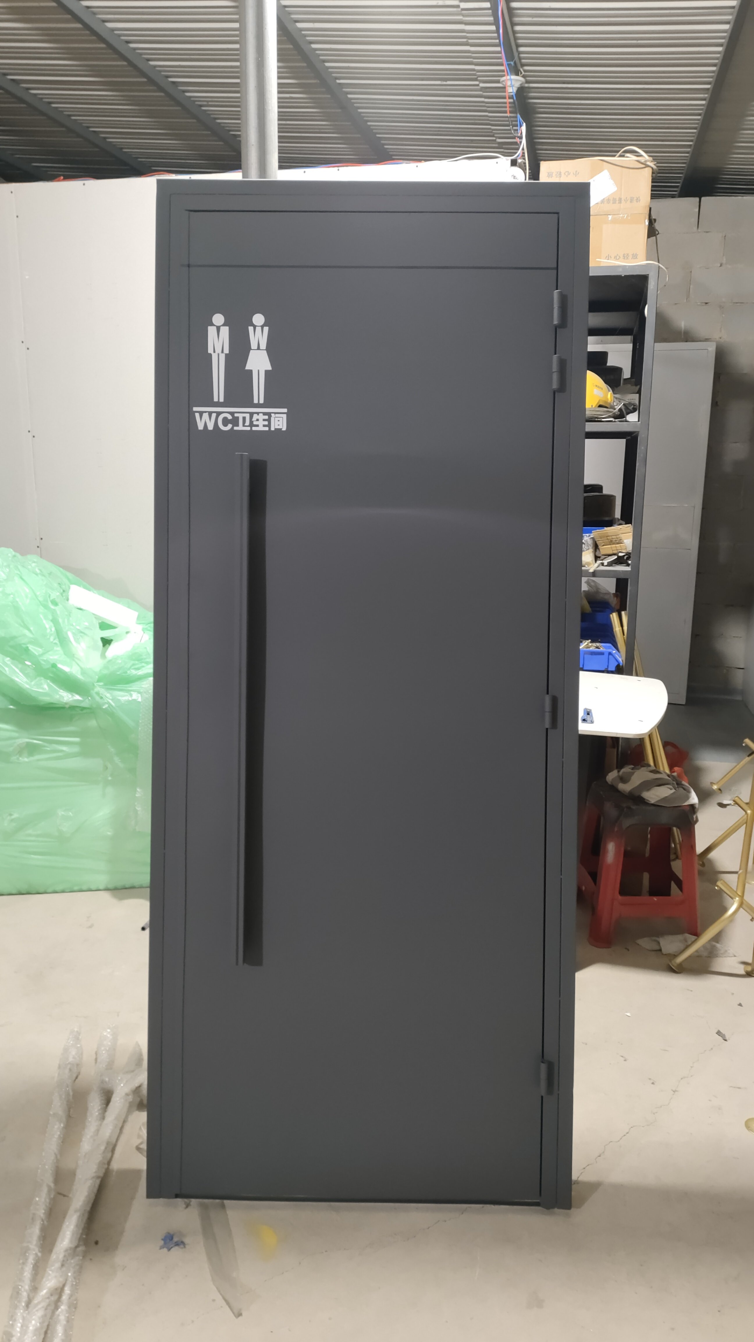 卫生间门厕所门工业风仓库铁门酒吧餐厅洗手间门谷仓门集装箱门