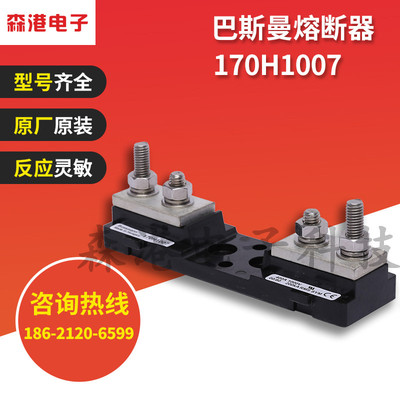 巴斯曼熔断器底座170H1007,170H1013,170H3005现货 保险/熔芯底座