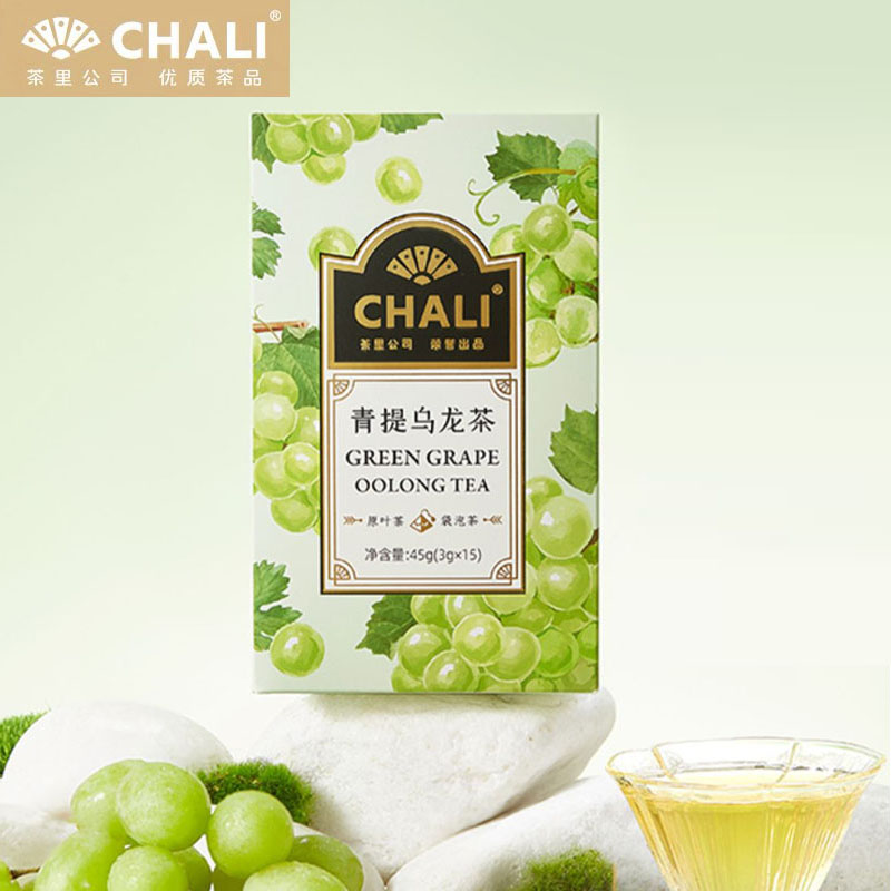 CHALI茶里新品青提乌龙茶水果花茶包茶叶三角袋泡茶