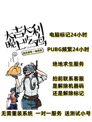 PUBG24小时频繁被踢解除电脑标记