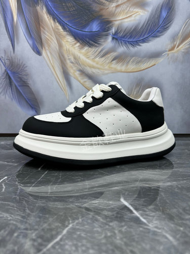 休闲鞋厚底增高防滑真皮鞋垫透气