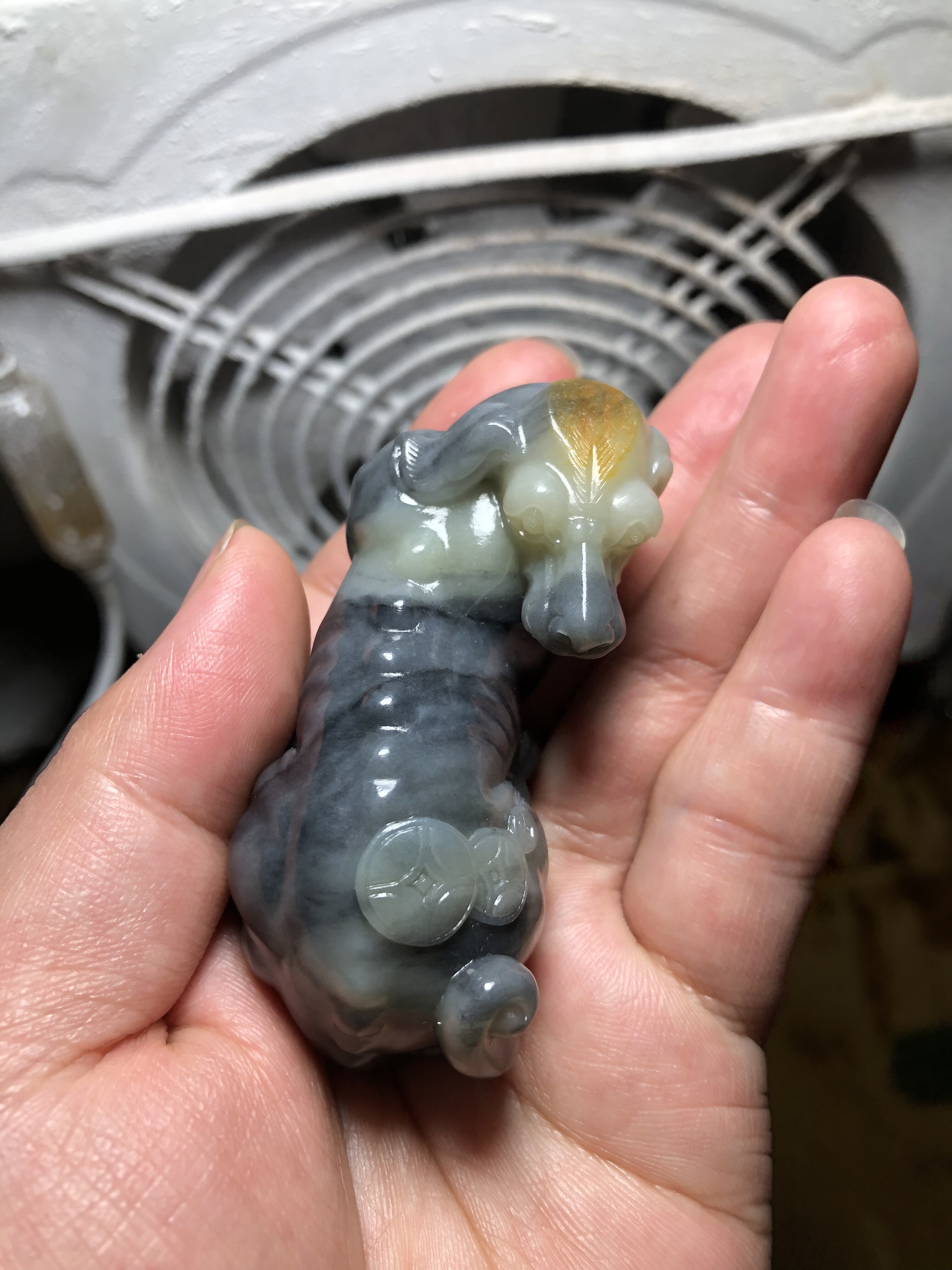 新疆和田玉黄皮青花籽料 旺财手把件 做工精致料子细腻油润纯手工,珠宝/钻石/翡翠,其他,淘宝优惠券,粉丝福利购,淘宝优惠卷