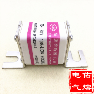 L100N 快速熔断器RS4 陶瓷挂钩快熔 125A 800V 160A 100A 380V