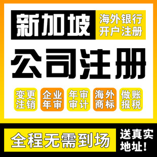 新加坡公司注册银行开户EP离岸账户营业执照代办年审变更注销秘书