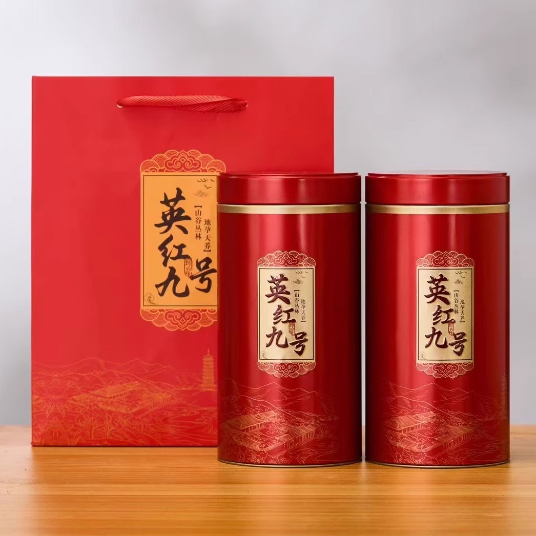 99元6罐英红九号金毛毫红茶蜜香英德红茶官方旗舰店