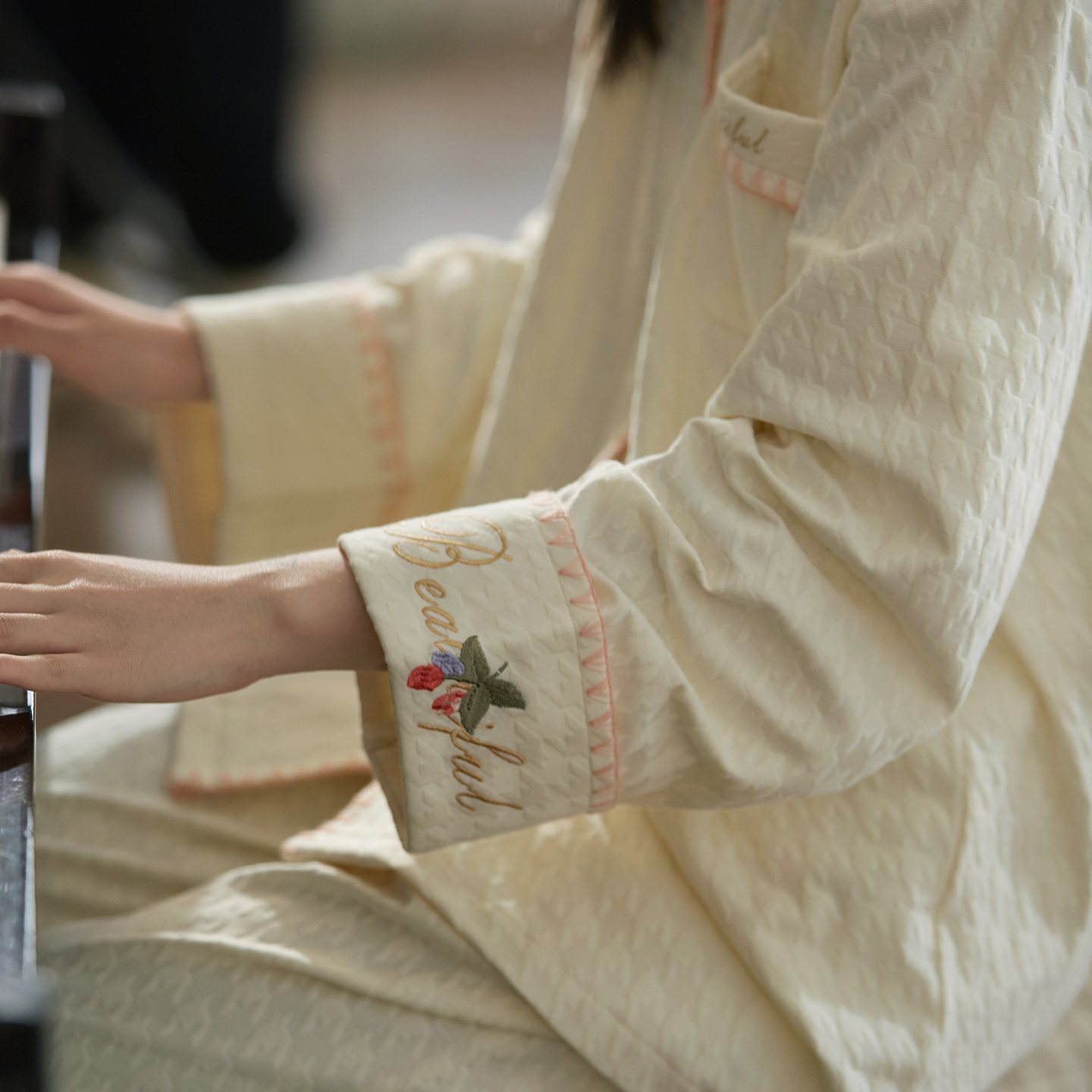 马克公主睡衣女春秋纯棉长袖2025新款高级感气质家居服可外穿秋冬