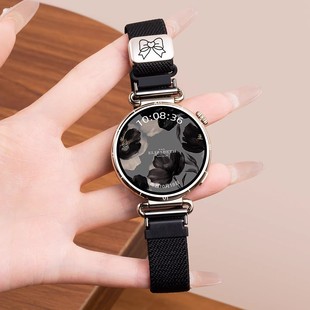 适用coros高驰pace2运动pace4/3手表pace pro编织磁吸扣表带运动男智能pace pro高级女士APEX4JW秋冬替换腕带