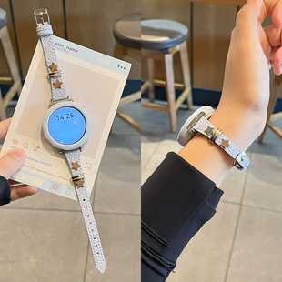 蓝辰星语 秋冬季 新品 watch5智能腕带GT5Pro运动手表JY男士 高级感 适用华为gt6表带gt5皮质GT4荔枝纹女款