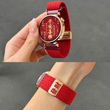 【马上發財】适用华为gt6表带新年GT5磁吸编织时尚女生gt5pro腕带watch5/4pro运动YS男士智能手表荣耀ultra冬