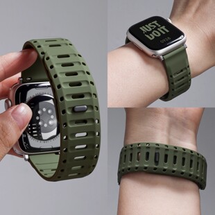 适用于红米WATCH6表带小米手环9Pro新品REDMI6升级磁吸8Pro硅胶腕带运动智能手表红米watch5/4秋冬款快拆配件