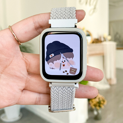 适用oppowatch3Pro表带oppo watchX智能watch4pro手表带编织尼龙oppo3/2替换带男女个性官方运动ECG版本配件