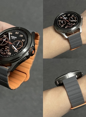 适用garmin佳明手表表带飞耐时Fenix7X/6X/5X/7S/6S5S硅胶磁吸245/265/945/965/955本能Vivoactive4S快拆暗扣