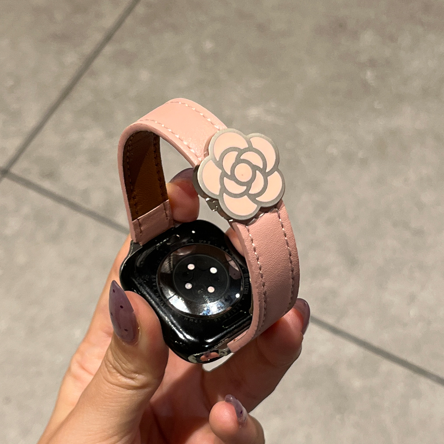 适用小米手环9pro表带新款8Pro手表磁吸7Pro女生山茶花真皮质腕带智能手环红米watch6/5男女款秋冬季JY高级感