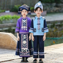 三月三儿童民族服饰广西壮族演出服苗族布依族彝族少数民族套装