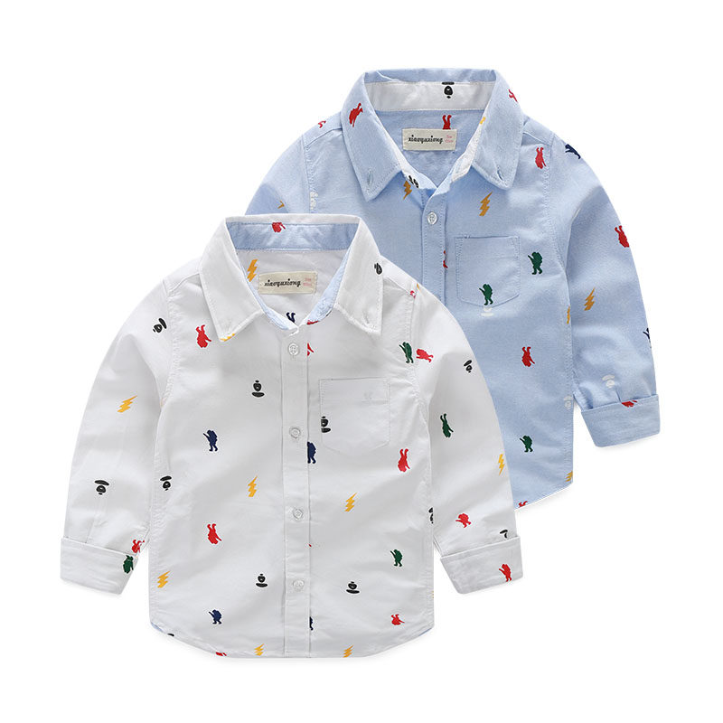 Chemise garcon à manche longue - Ref 2082172 Image 1