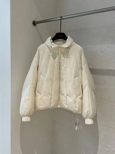 抽绳羽绒外套冬季 立领蝙蝠袖 氲塑无阈 轻量感保暖面包服 FAE