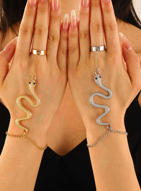 高颜值礼物蛇形饰品朋克