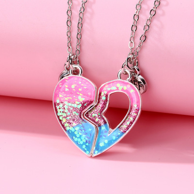 二人款闺蜜项链套装生日礼物